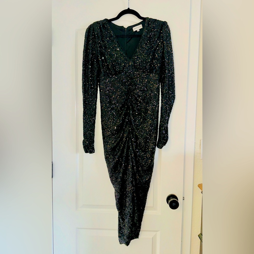 Gibson Latimer black sequin party dress. Wore once